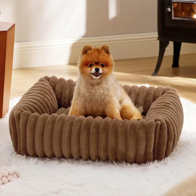 Warm Winter Pet Bed for Cats and Small Dogs